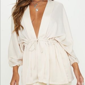 Pretty Little Thing Plunge Blouse